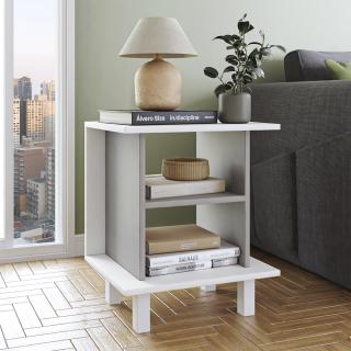 Mesa Lateral 1 Prateleira BM 99 Linha Box - BRV Mveis