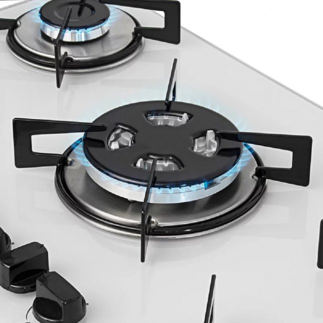 Cooktop à Gás Suggar 5 Queimadores Branco Bivolt FG5305BR