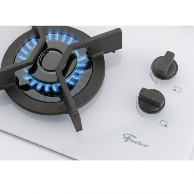 Cooktop Fischer 4Q TC Infinity Vidro Branco Bivolt 2629762936