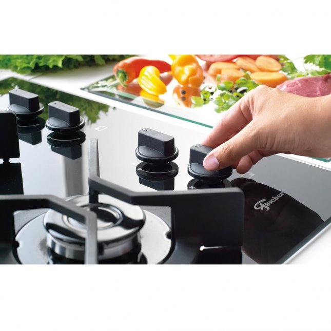 Cooktop Fischer 4Q TC Infinity Vidro Preto Bivolt 2629757076