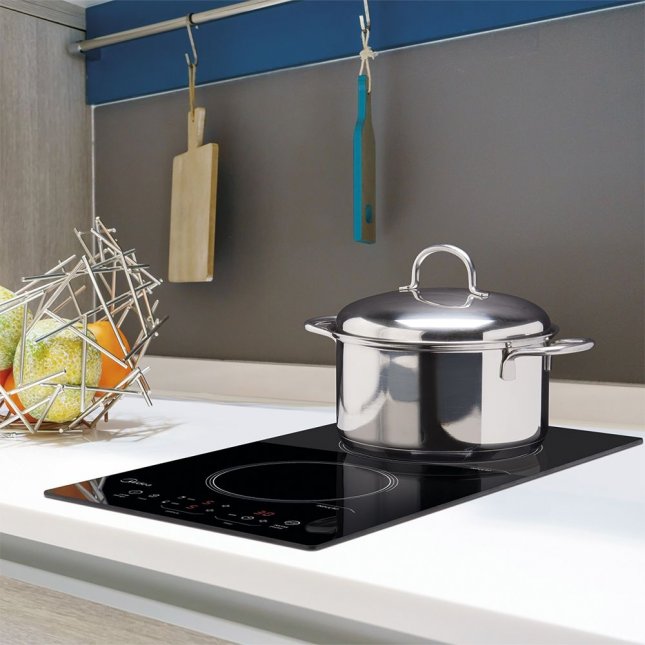 Cooktop Indução 2 Bocas Midea Vidro Preto 220V CYAD22