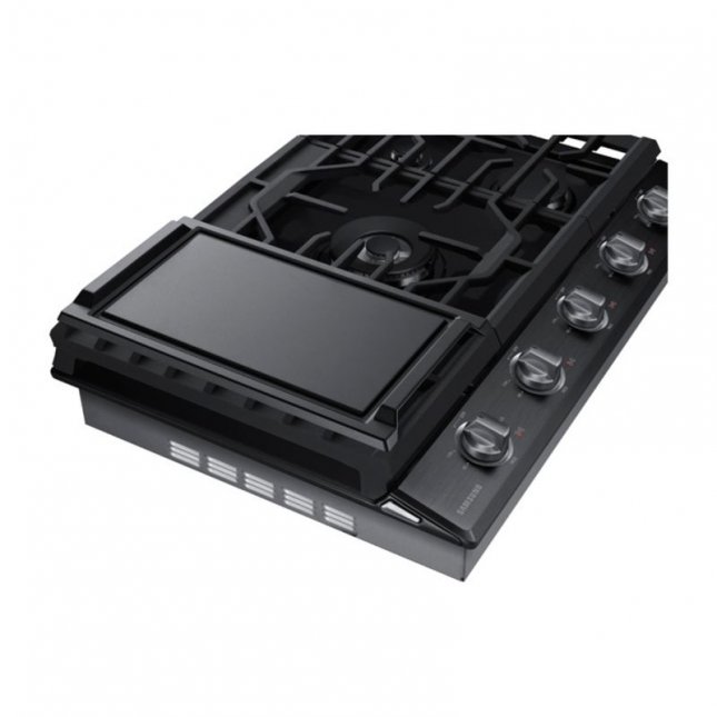 Cooktop Samsung WIFI 5Q Dupla Chama Preto Inox 110V NA30N6555TG/AZ