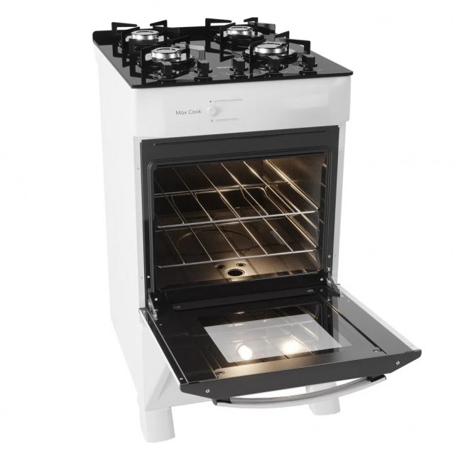 Fogão de Piso Suggar Max Cook 4 Queimadores Branco Bivolt FGV402BR