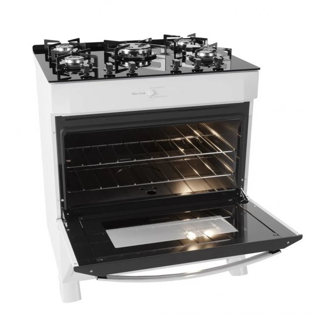 Fogão de Piso Suggar Max Cook 5 Queimadores Branco Bivolt FGV502BR