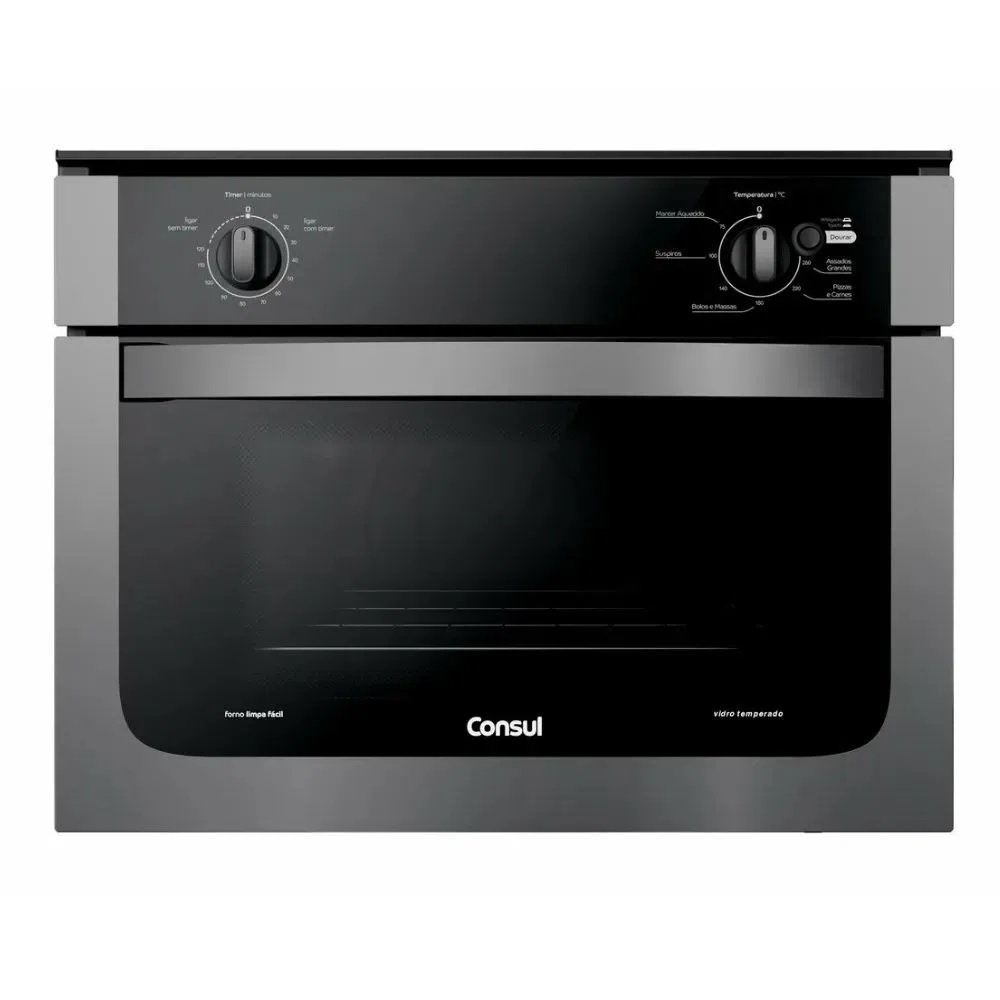 Forno De Embutir Elétrico Consul 47 Litros Prata 220V COB47ARBNA