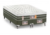 Imagem do produto - Cama Box + Colchão Castor Molas Bonnel Silver Star AIR One Face