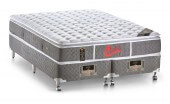 Imagem do produto - Conjunto Cama Box - Colchão Light Stress Super Luxo Molas Pocket® One Face Castor com Box SI