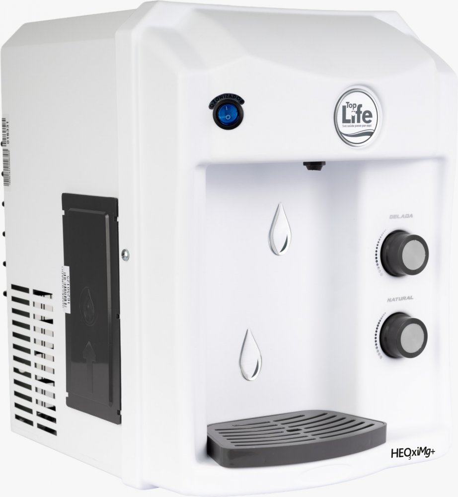 HeOxi Mg+ Top Life: Purificador água Alcalina e Super Ozônio