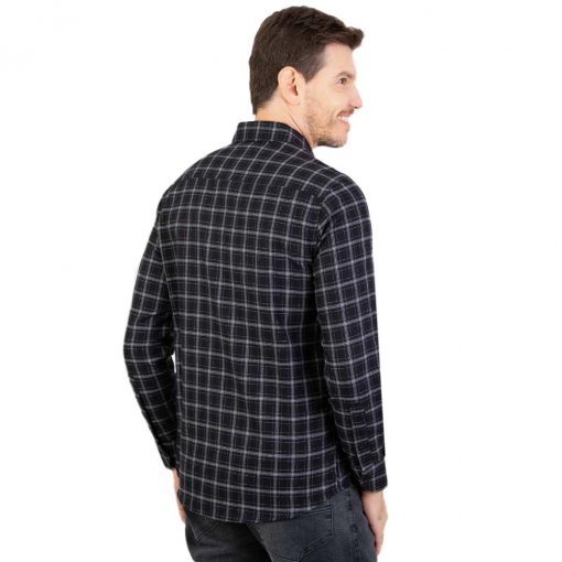 Camisa flanela masculina slim Clearance