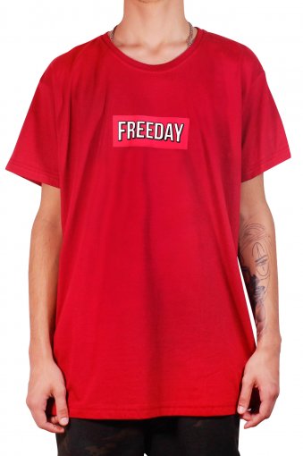 1554- CAMISETA FREEDAY NETFLIX VERMELHA
