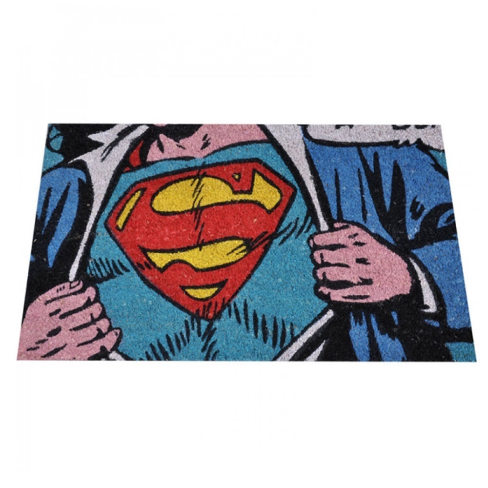 Capacho Super Homem - Colorido Fibra de Côco