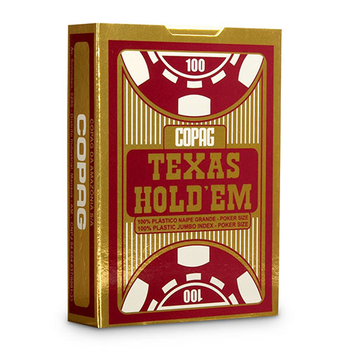 Baralho Poker Texas Hold'em Copag - Vermelho