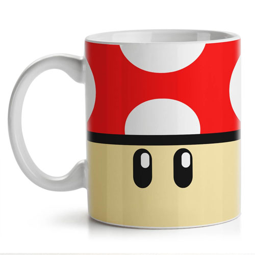 Caneca Gamer - Cogumelo Vermelho Grow Up