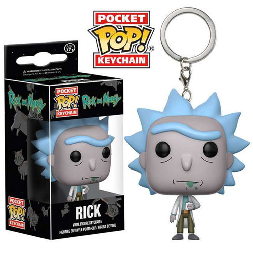 Chaveiro Rick - Funko Pop Pocket Rick and Morty