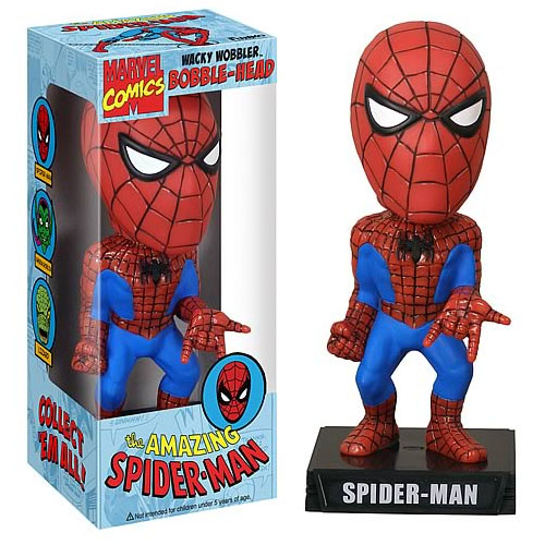 Homem-Aranha / Spiderman Bobblehead - Funko Wacky Wobbler Marvel
