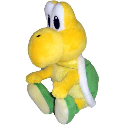 Koopa Troopa / Tartaruga Verde - Pelúcia Mario Bros
