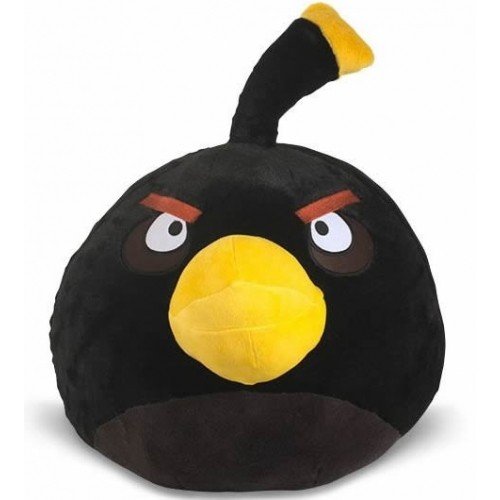 Pelúcia Angry Birds - Bird Preto