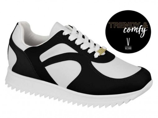 tenis vizzano trendy e comfy