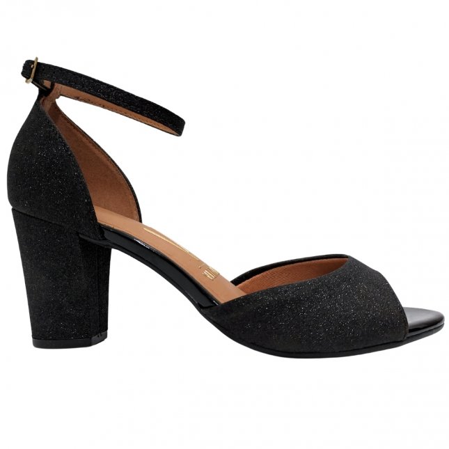 Sandália Salto SandÃ¡lia Vizzano Brilhosa Comprar Sandália Vizzano