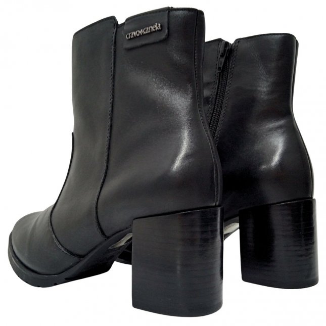 Canela Preta Bota Cano Baixo Cravo E Canela Bota Cano Curto