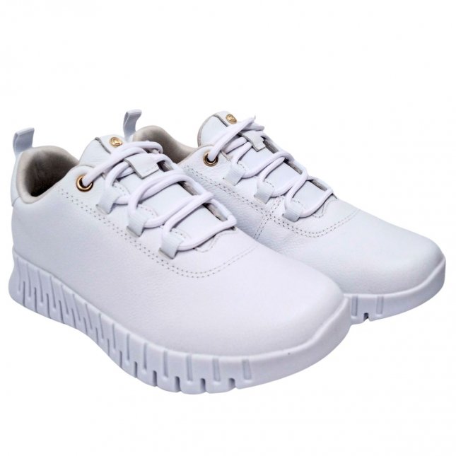 Tênis Casual em Couro Comfortflex 24-84302