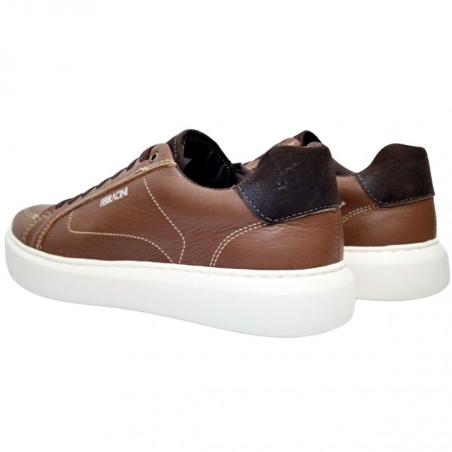 1t半 Tênis Casual em Couro Ferracini24hr Marvin 7318-683