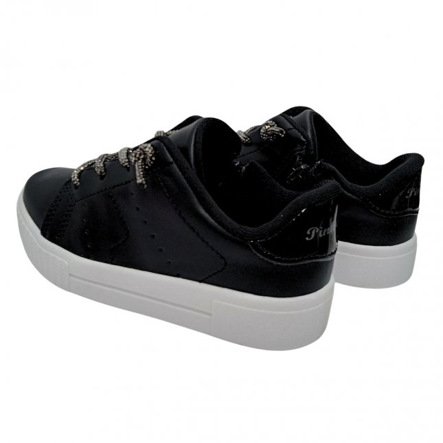 Gato！ Tênis Casual Infantil Cadarço Em Strass Pink Cats V4132