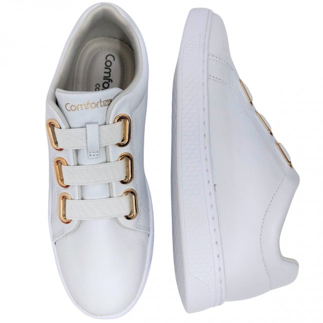 Tênis Feminino Tenis Sem CadarÃ§o Menina Tenis Sem CadarÃ§o Branco