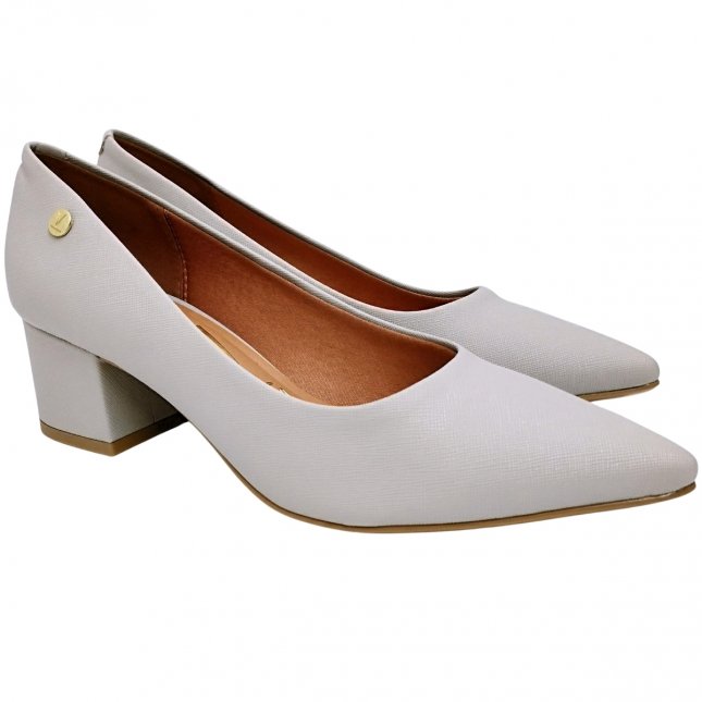 Nis Vizzano Tenis Vizzano Branco Bico Redondo Scarpin Bico