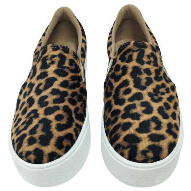 Tênis Via Slip On Via Marte Onca Onça Tenis Via Marte Animal Print