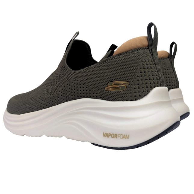 skc396 Tênis Masculino Calce Fácil Skechers Vapor Foam Covert 232629