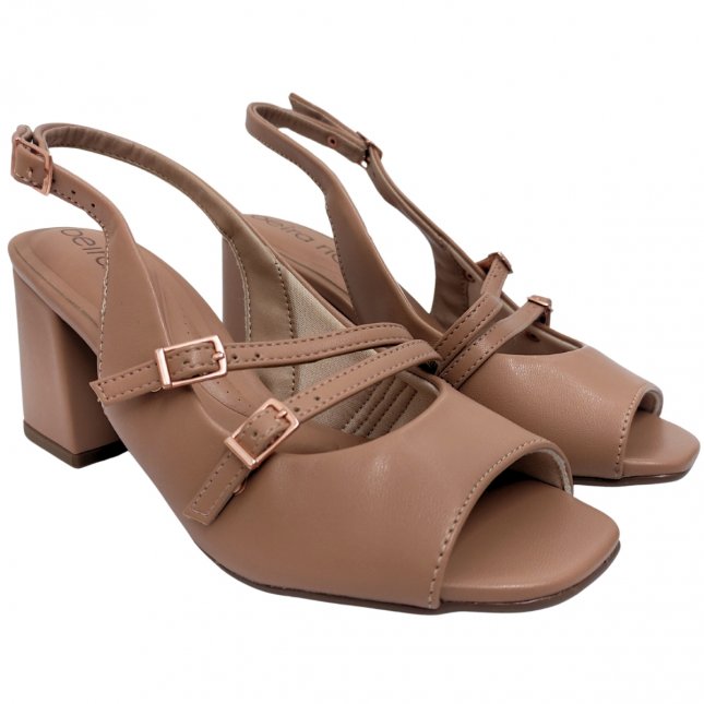 Sandália Pipitto Sling Back Bloco Beira Rio