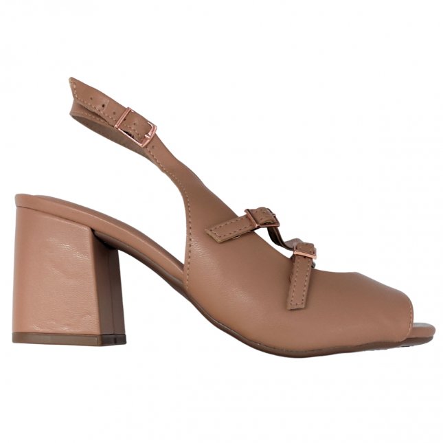 Sandália Pipitto Sling Back Bloco Beira Rio