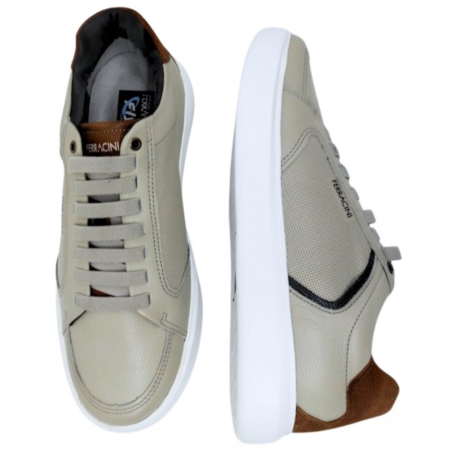 Tênis Casual Em Couro Ferracini Marvin 7317-683
