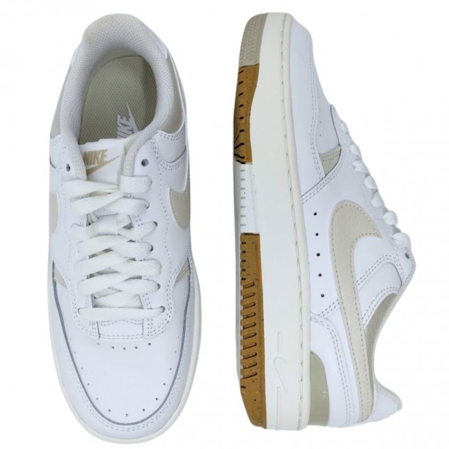 Gamma Force Tenis Nike Feminino Couro Branco Tênis Casual Nike