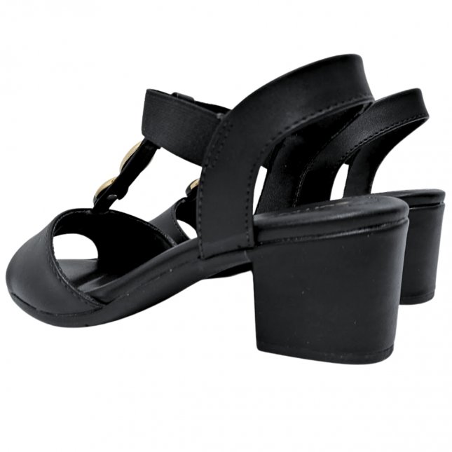 Sandália Feminina Salto Bloco Comfort Flex 25-57403