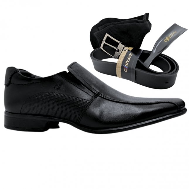 Sapato Social Masculino Rafarillo 34062 Kit