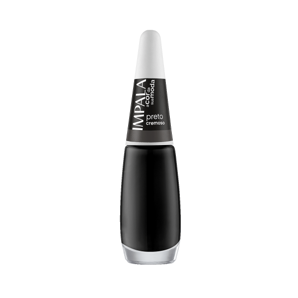 ESMALTE IMPALA CREMOSO A COR DA SUA MODA PRETO