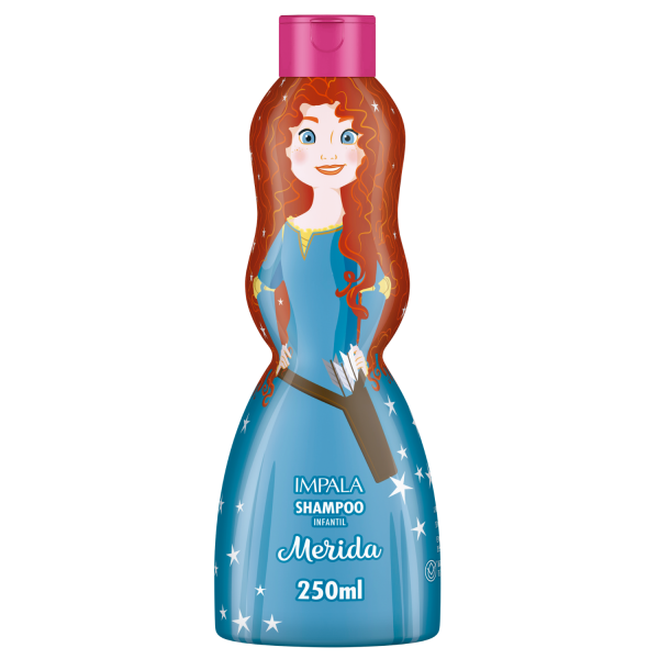 Shampoo Infantil Impala Disney Princesas - Merida 250ml