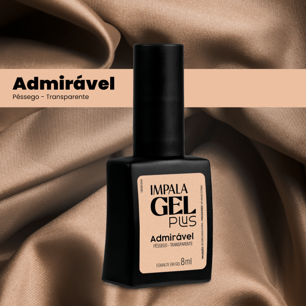 Esmalte Gel - Impala Gel Plus - Transparente - Admiravel
