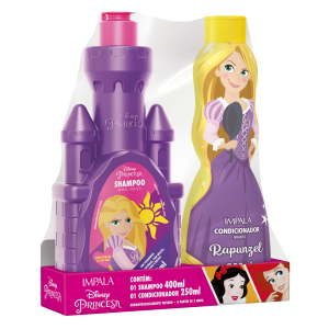 Imagem - Kit Infantil Impala Disney Princesas Rapunzel - Shampoo 400ml   Condicionador 250ml