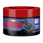Kit Infantil Impala Marvel Avengers Pantera Negra - Shampoo 2 em 1 250ml   Gel Fixador 250g 3