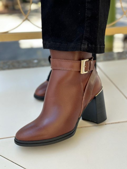 bota couro bota tratorada tanara