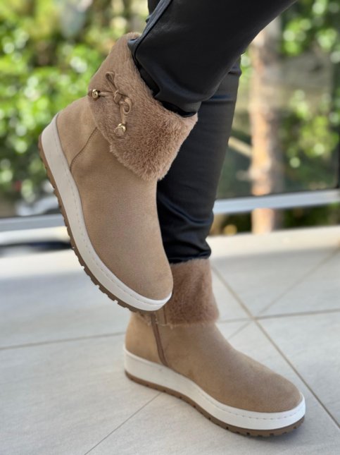 Coturno Feminino Bota Peluciada Por Dentro Feminina Bota Feminina