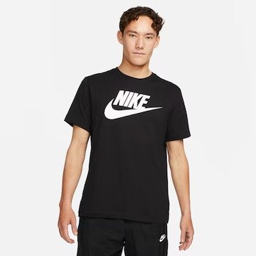 Camiseta Nike NSW Tee Icon Masculina Curta Preto