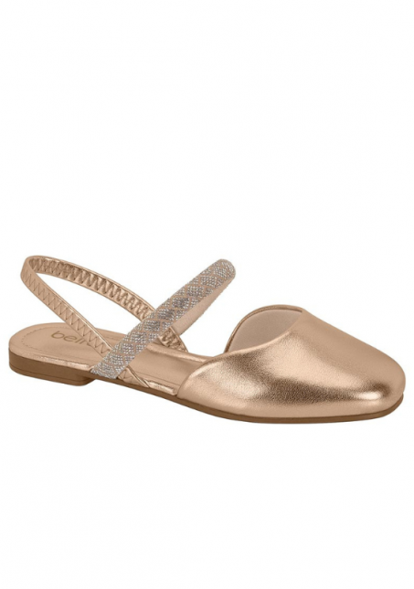 Sandália Beira Rio Ouro Rosado