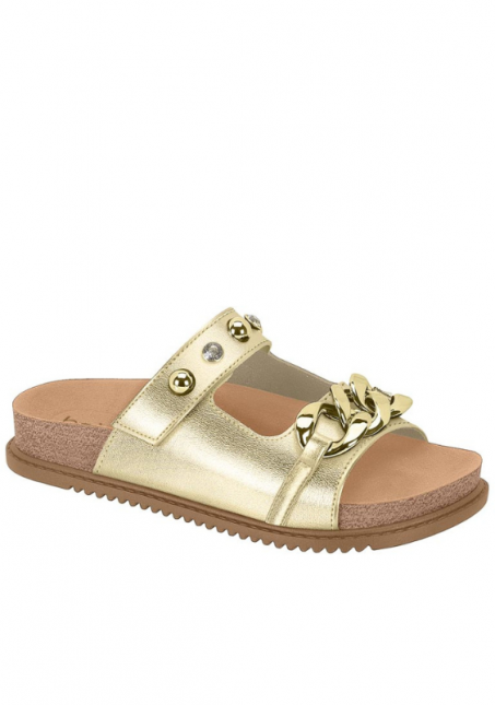 Sandália Beira Rio Dourado
