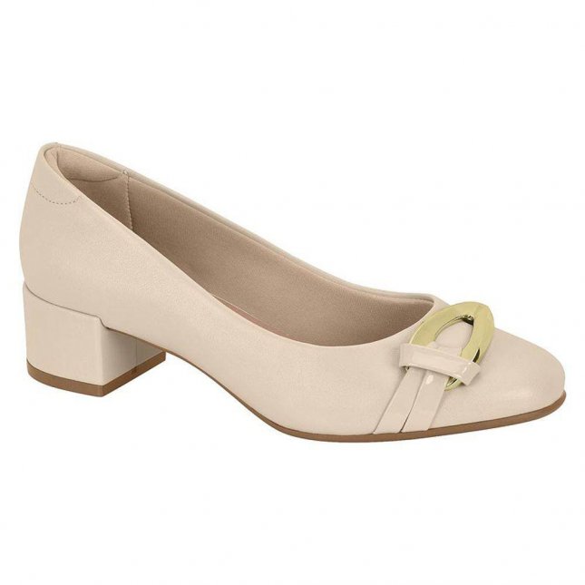 Sapato beira rio 4301.105 creme - Iria Calçados