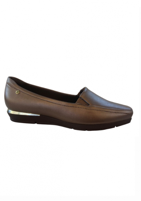 Sapato Piccadilly 147322 Bronze/Ouro