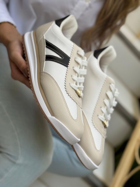 Casual Vizzano Branco Tenis Vizzano Preto Salto Tênis Vizzano